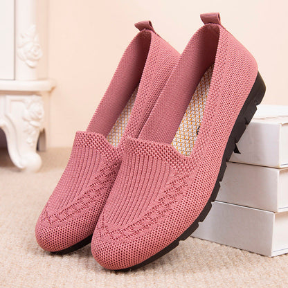 Breathable Sophie Laurie Net Cloth Slip-On Shoes