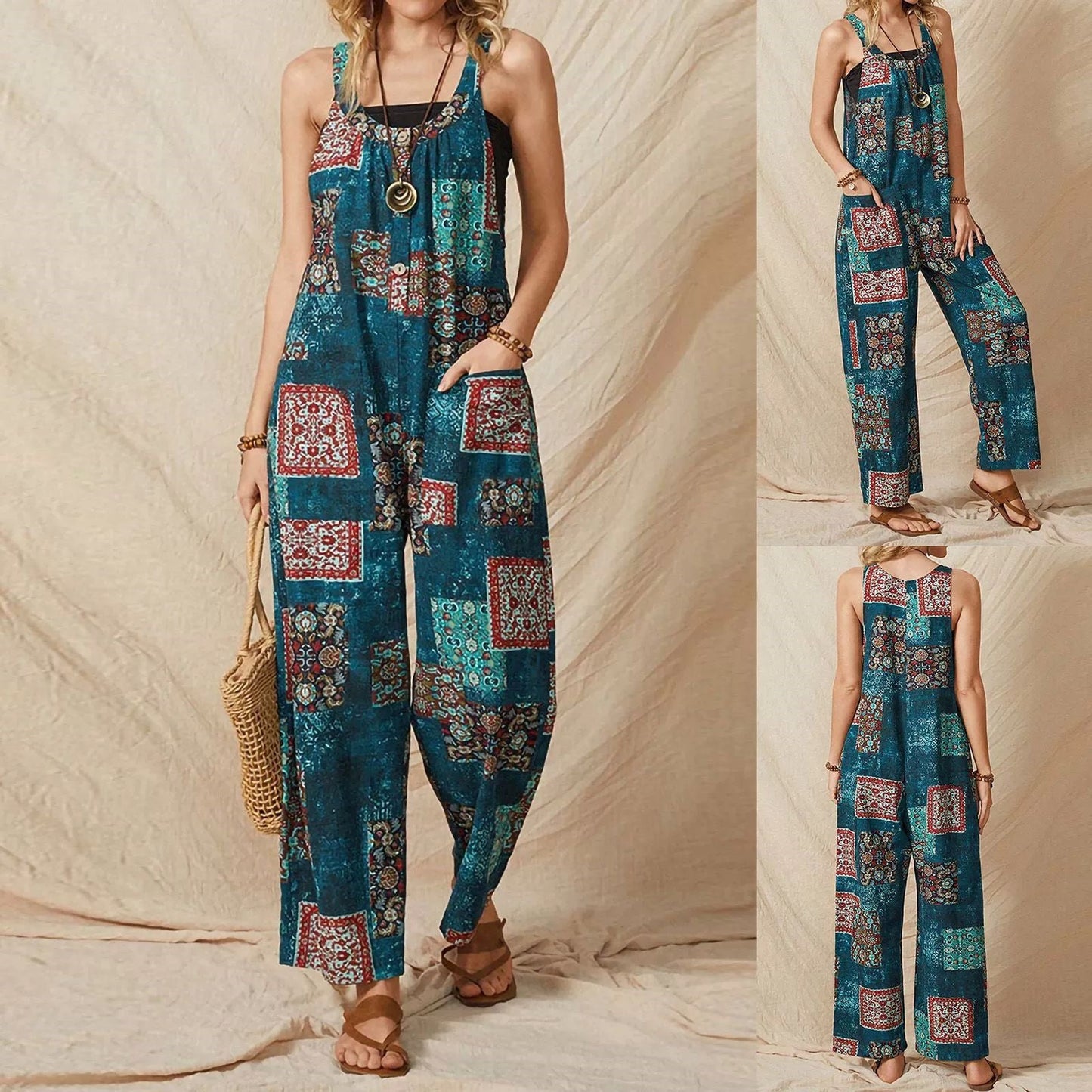 Vintage Print Sophie Laurie Everyday Jumpsuit