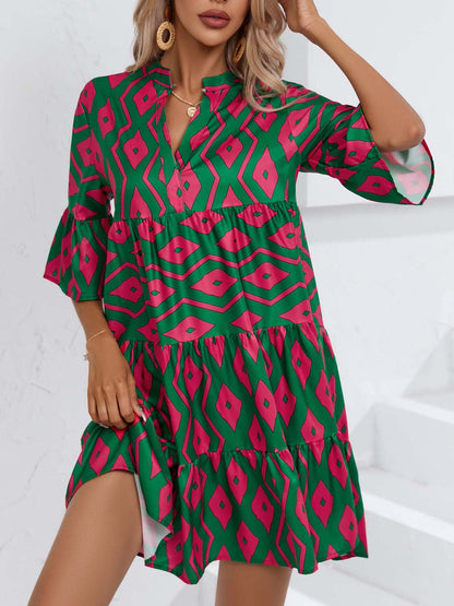 Boho V-Neck Summer Dress by Sophie Laurie
