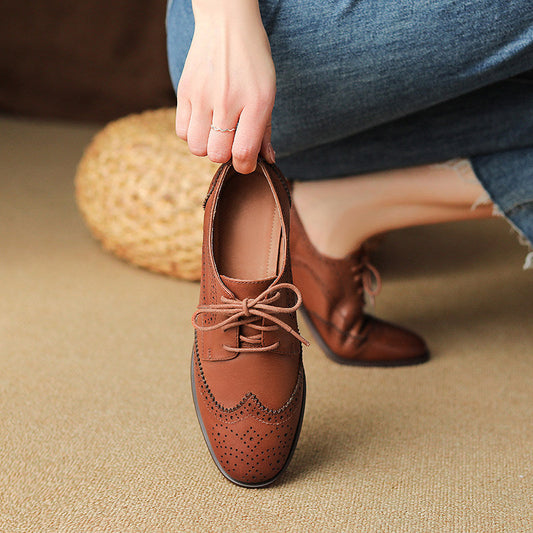 Classic British Lace-Up Shoes by Sophie Laurie