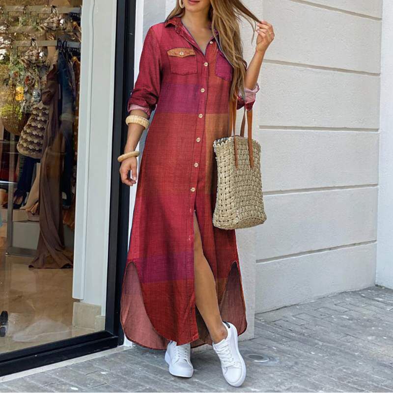 Vibrant Print Sophie Laurie Shirt Dress