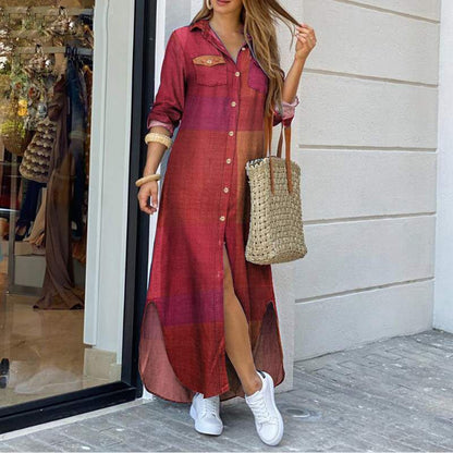 Vibrant Print Sophie Laurie Shirt Dress