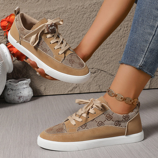 Floral Embroidered Sophie Laurie Casual Sneakers