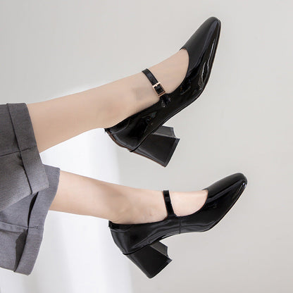 Elegant Patent Leather Heels by Sophie Laurie