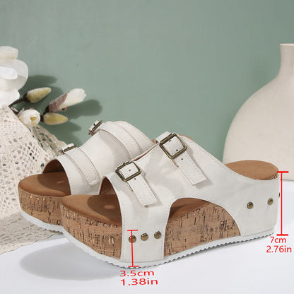 Chic Platform Sandals by Sophie Laurie