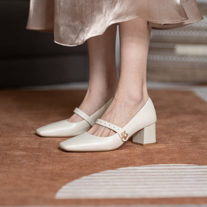 Classic Mary Jane Heels by Sophie Laurie