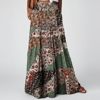Bohemian Print Sophie Laurie Maxi Skirt