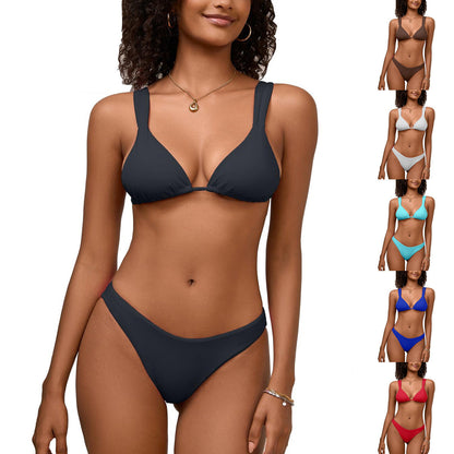 Chic Lace-Up Sophie Laurie Bikini Swimsuit