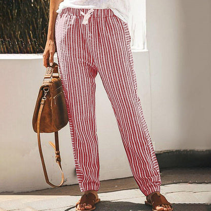 Pinterest-Inspired Sophie Laurie Striped Wide-Leg Pants