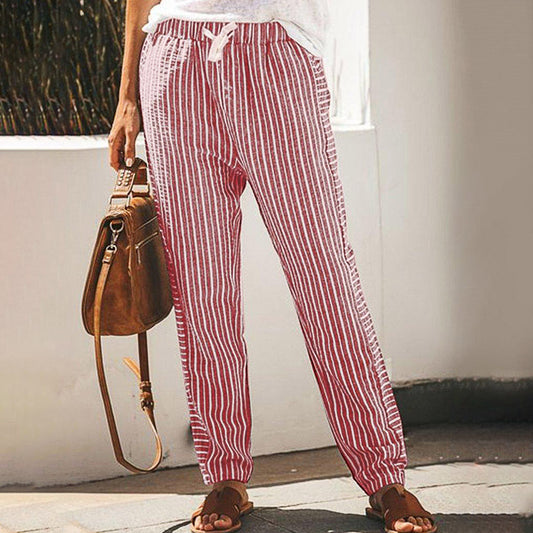 Pinterest-Inspired Sophie Laurie Striped Wide-Leg Pants