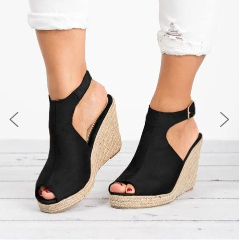 Chic Platform Wedge Sandals Sophie Laurie
