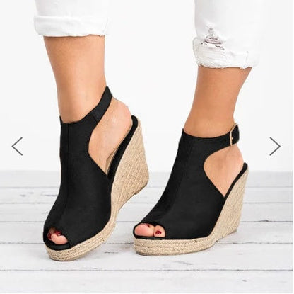 Chic Platform Wedge Sandals Sophie Laurie