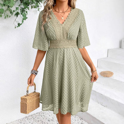 Lace Bell Sleeve Dress Sophie Laurie Summer Style