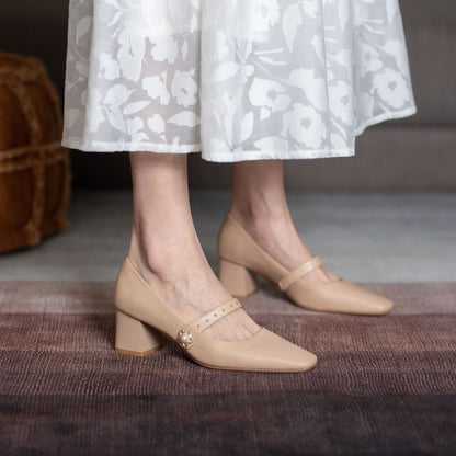 Classic Mary Jane Heels by Sophie Laurie