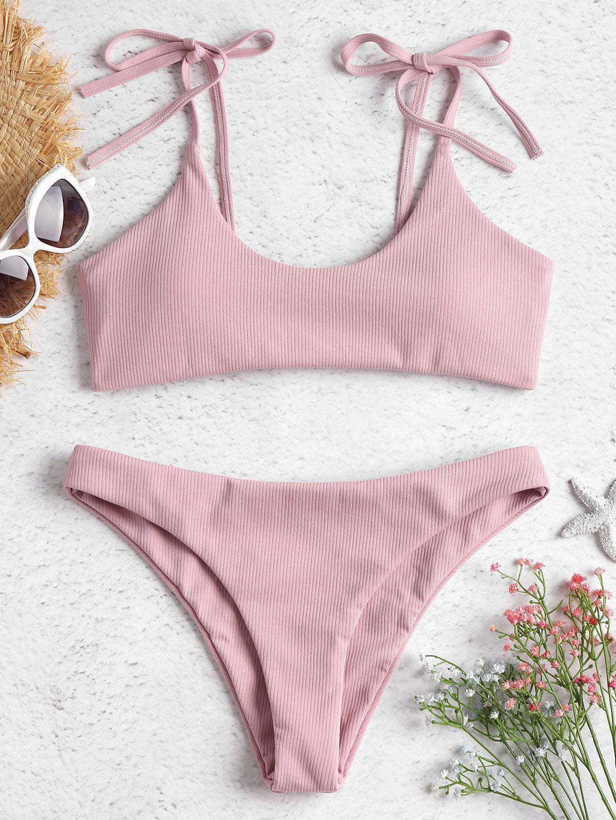 Bold Strapless Low Waist Bikini by Sophie Laurie
