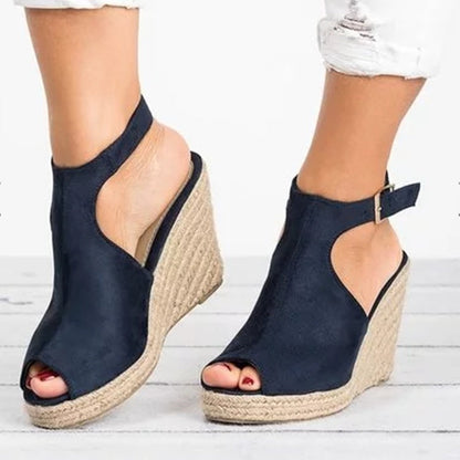 Chic Platform Wedge Sandals Sophie Laurie