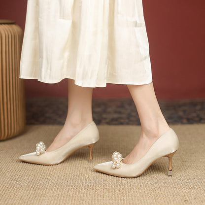 Elegant Sophie Laurie Rhinestone Wedding Heels