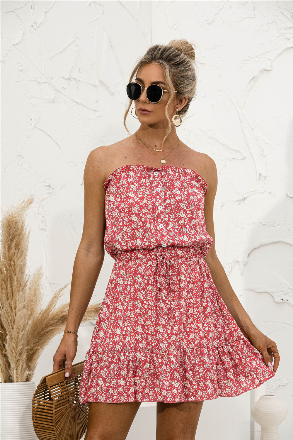 Floral Tube Top Dress by Sophie Laurie