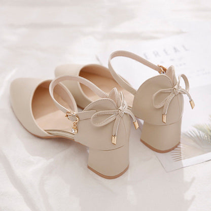 Elegant Chunky Heel Pumps by Sophie Laurie