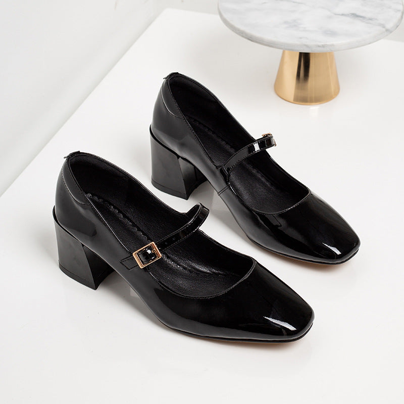 Elegant Patent Leather Heels by Sophie Laurie
