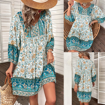 Boho Floral Sophie Laurie Summer Dress
