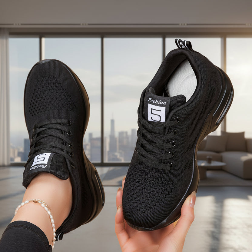 Breathable Mesh Platform Sneakers Sophie Laurie