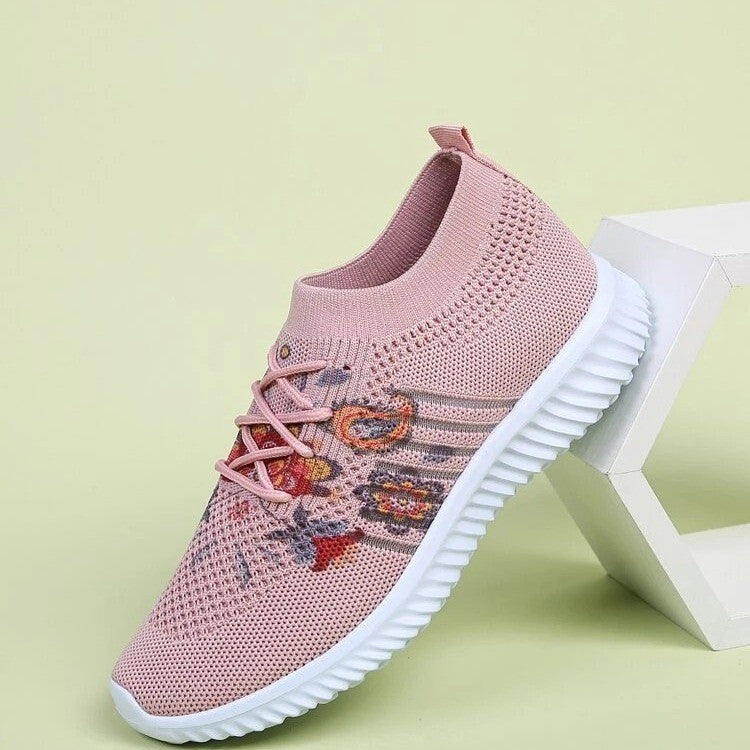Pinterest-Inspired Sophie Laurie Flower Mesh Sneakers