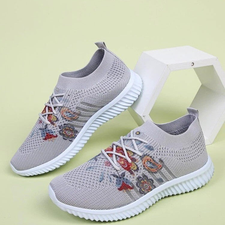 Pinterest-Inspired Sophie Laurie Flower Mesh Sneakers