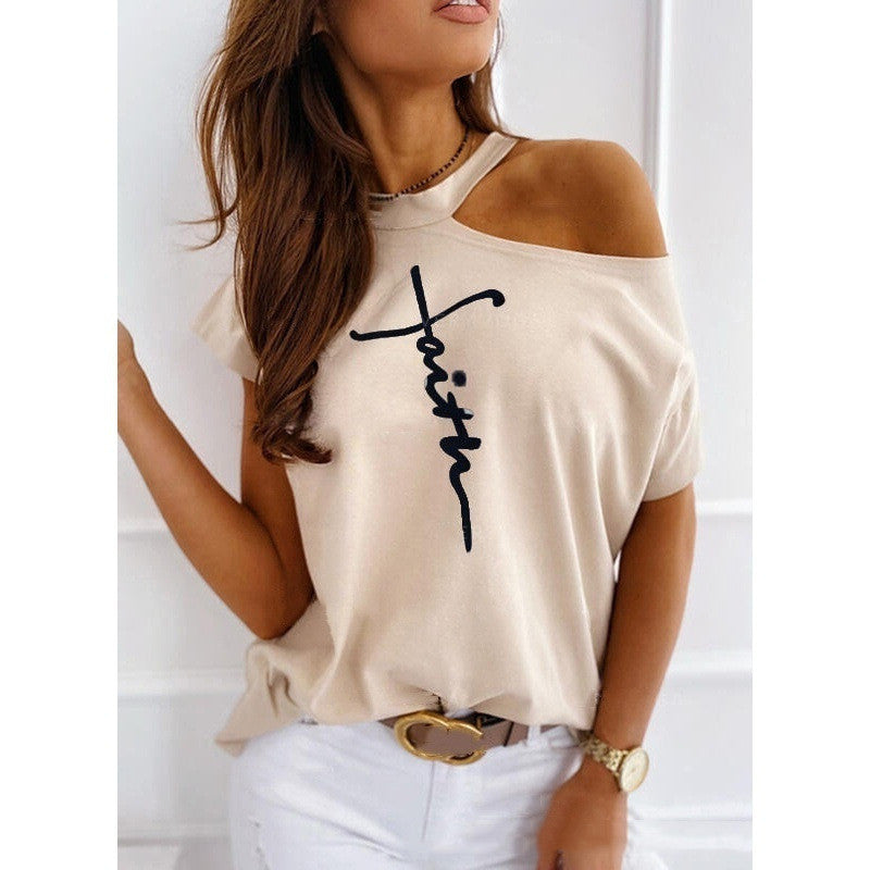 Chic Solid Short Sleeve Tee by Sophie Laurie