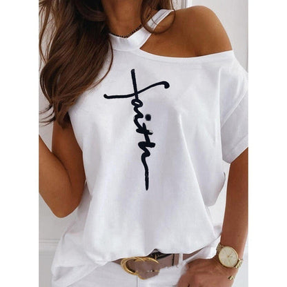 Chic Solid Short Sleeve Tee by Sophie Laurie