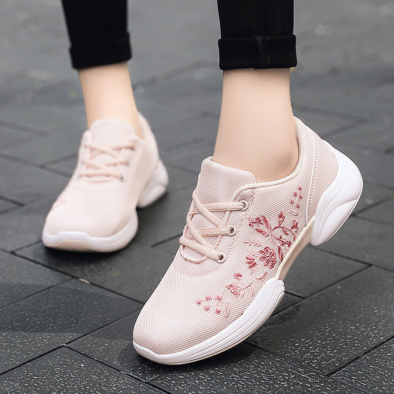Breathable Sophie Laurie Floral Mesh Sneakers