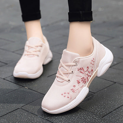 Breathable Sophie Laurie Floral Mesh Sneakers