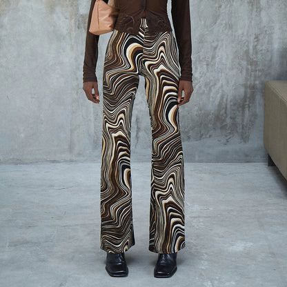 Retro Wave Sophie Laurie High-Rise Straight Pants