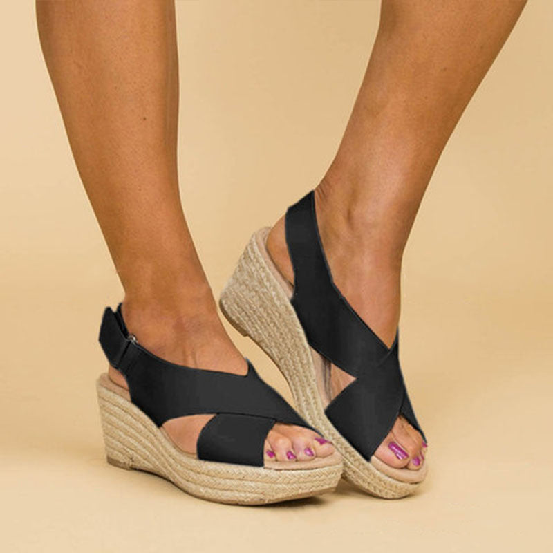 Chic Wedge Sandals by Sophie Laurie