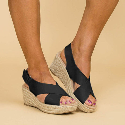 Chic Wedge Sandals by Sophie Laurie