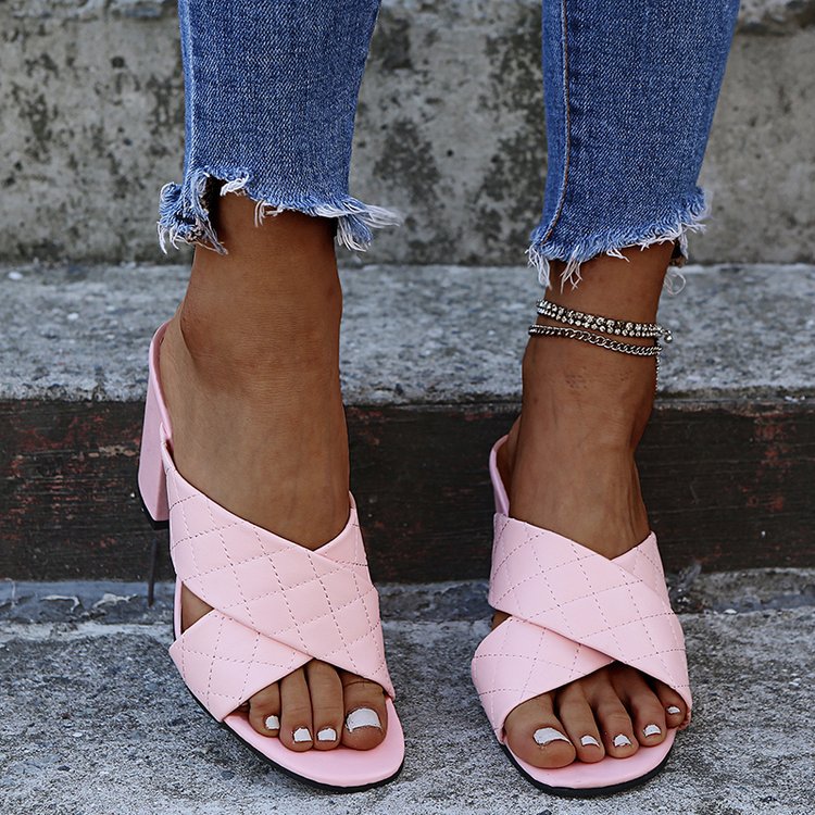 Chic Block Heel Sandals by Sophie Laurie