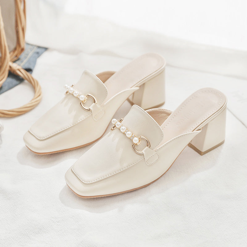 Chic Pinterest-Inspired Sophie Laurie Block Heel Mules