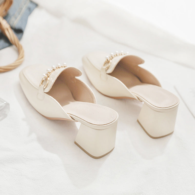 Chic Pinterest-Inspired Sophie Laurie Block Heel Mules