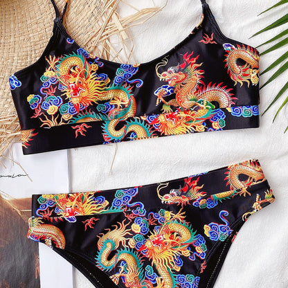 Vibrant Print Sophie Laurie Pinterest-Inspired Bikini