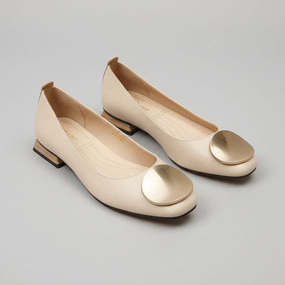 Chic Sophie Laurie Mid-Heel Mary Jane Flats