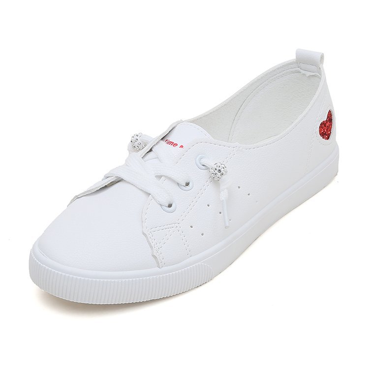 Chic Heart Slip-On Sneakers by Sophie Laurie