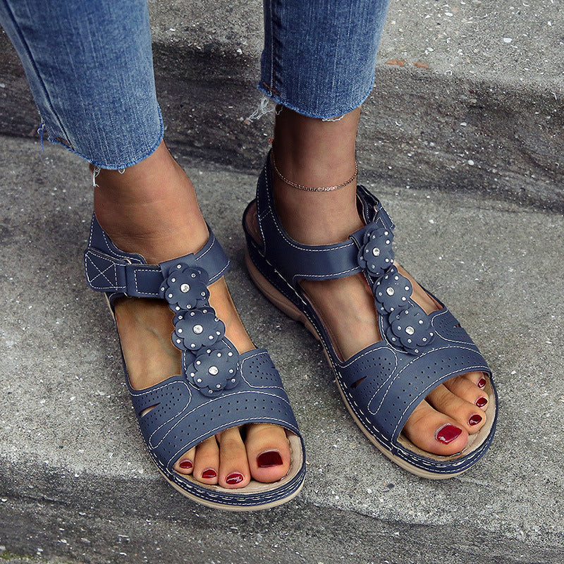 Pinterest-Inspired Floral Sandals by Sophie Laurie
