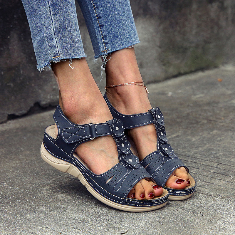 Pinterest-Inspired Floral Sandals by Sophie Laurie