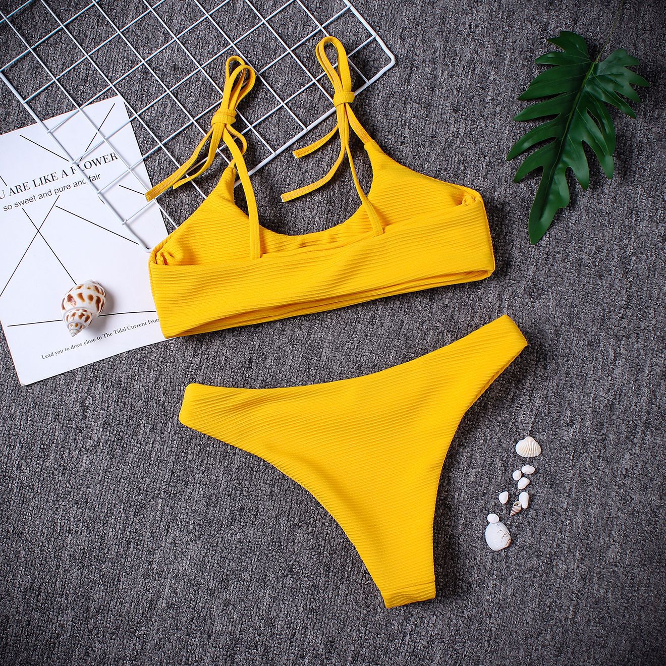 Bold Strapless Low Waist Bikini by Sophie Laurie