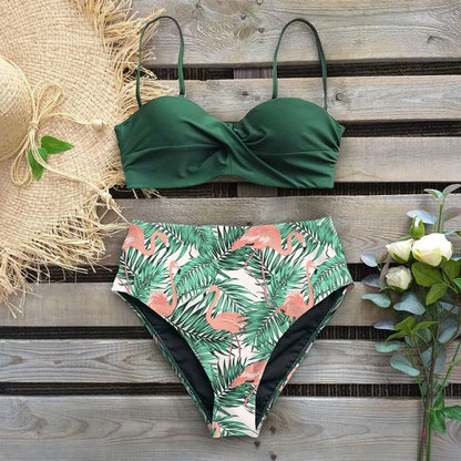 Floral High Waist Bikini by Sophie Laurie