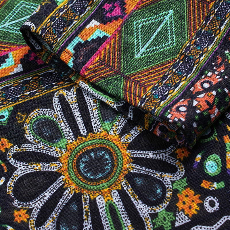 Boho Print Cotton Blouse Sophie Laurie