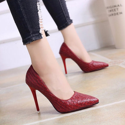 Elegant Pointed Stiletto Heels by Sophie Laurie