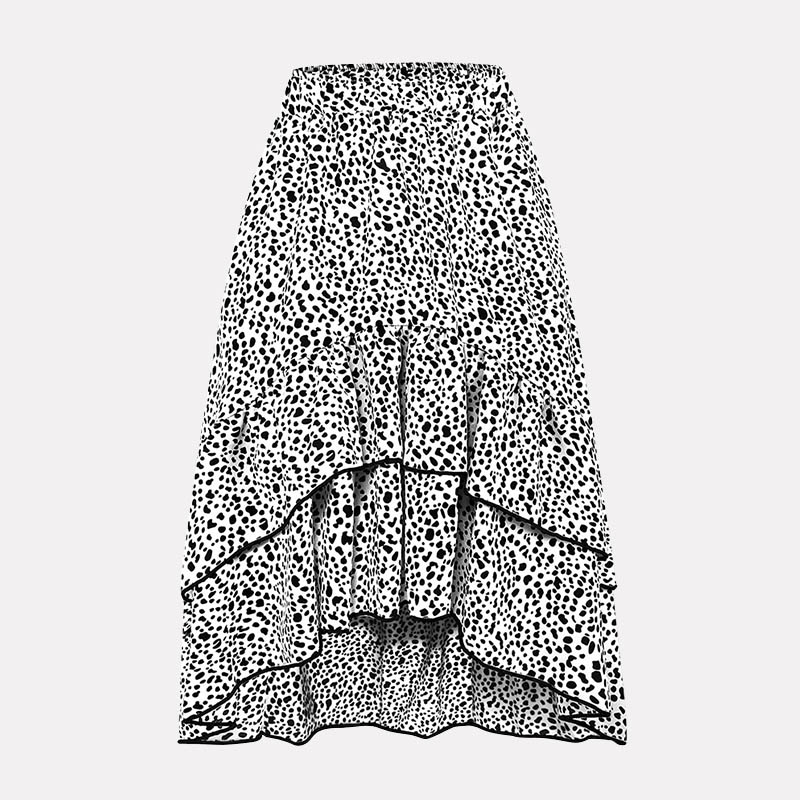 Floral Ruffle Midi Skirt by Sophie Laurie