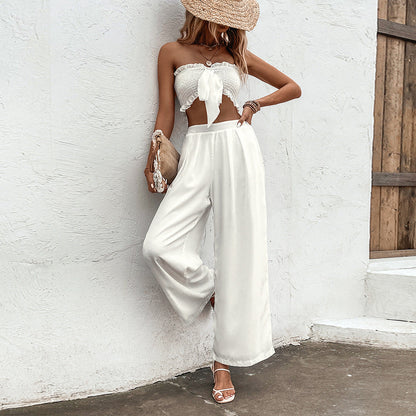 Ruffled White Set Sophie Laurie Pinterest-Inspired Outfit