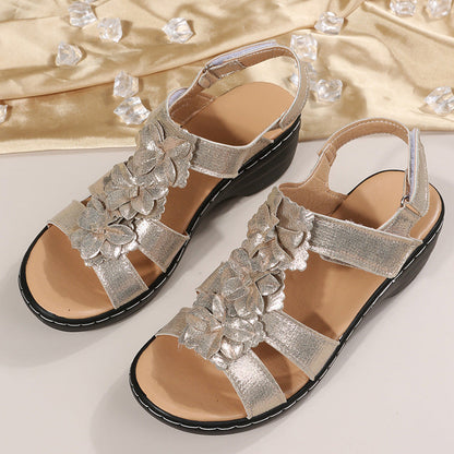 Floral Comfort Sophie Laurie Wedge Sandals
